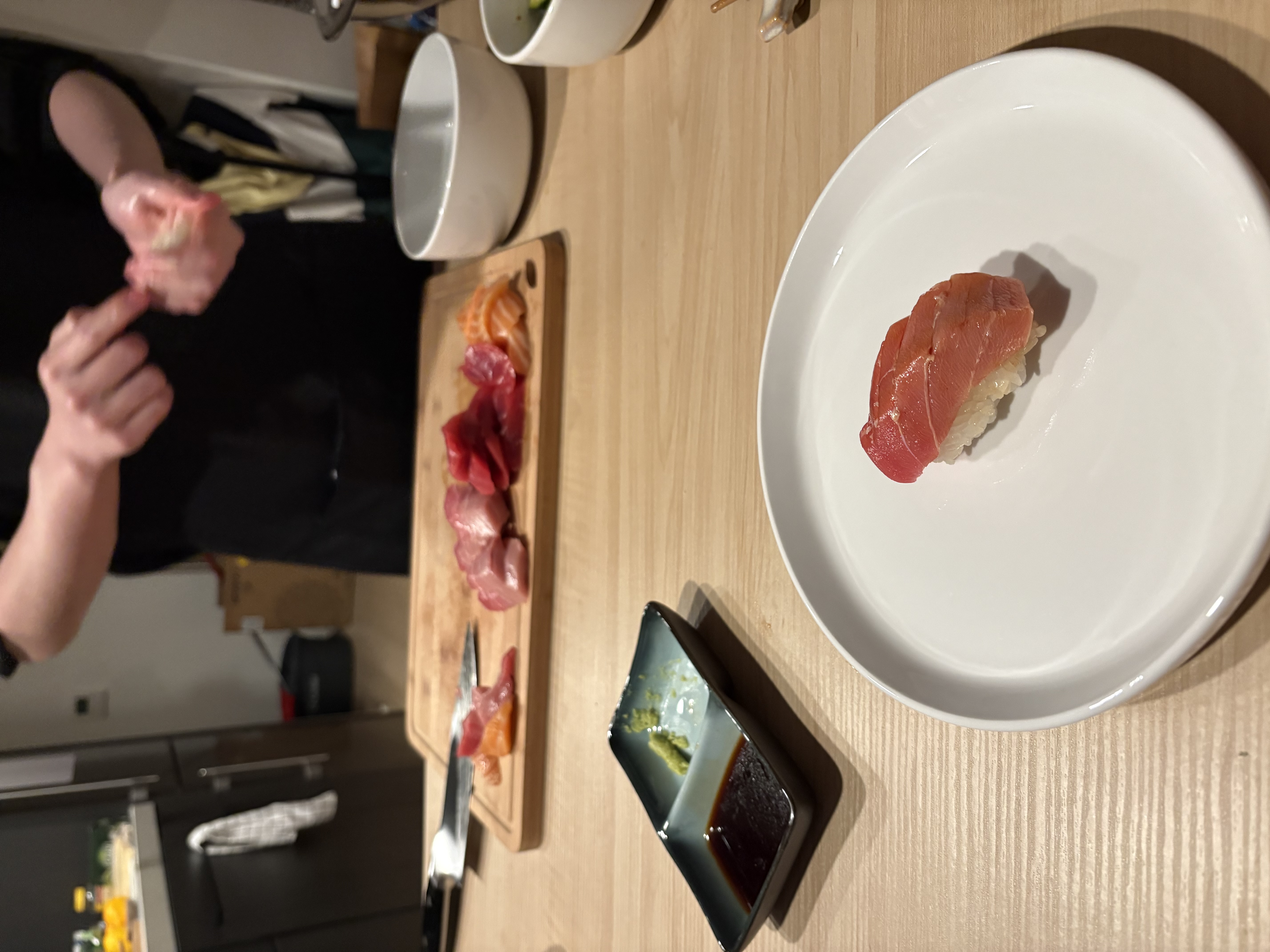 first time making nigiri!